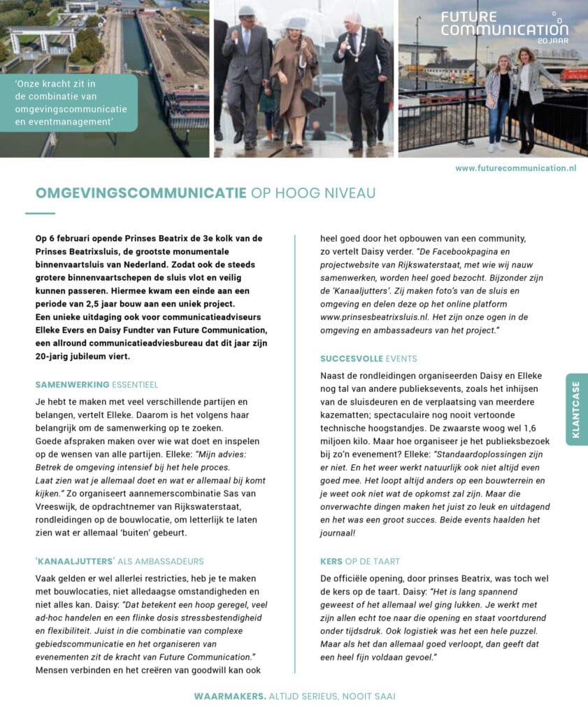 Klantcase Sas van Vreeswijk Vakblad C april 2019