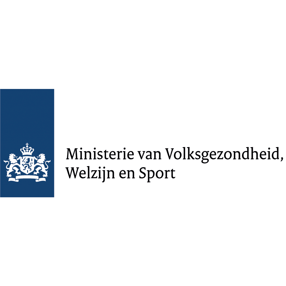 Logo ministerie van Volksgezondheid, Welzijn en Sport
