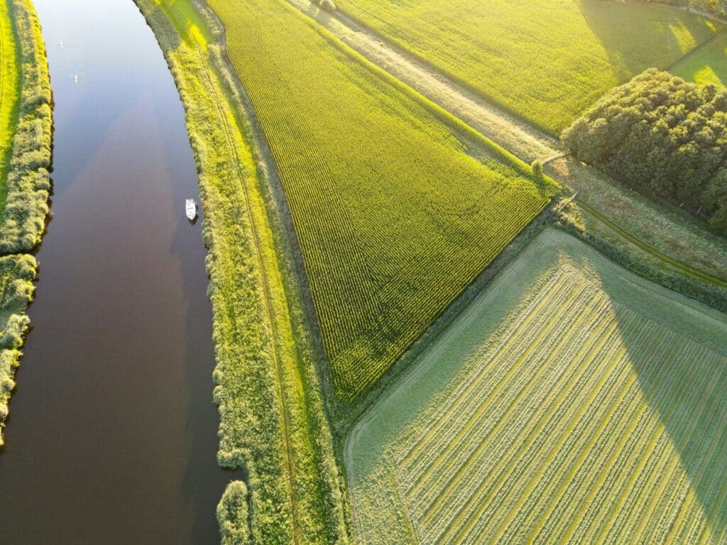 Luchtfoto weiland